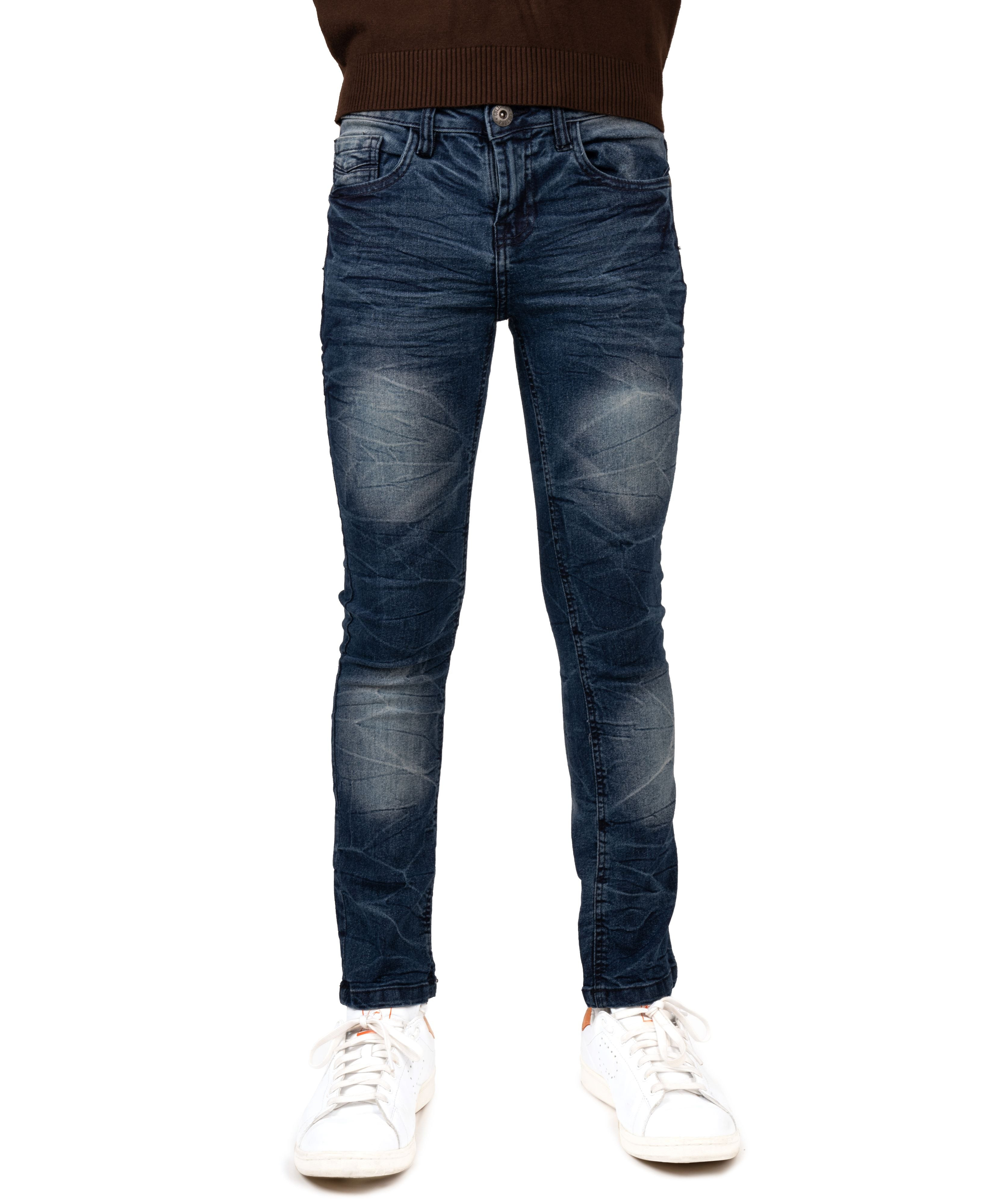 CULTURA Boy's Skinny Fit Distressed Denim Pants