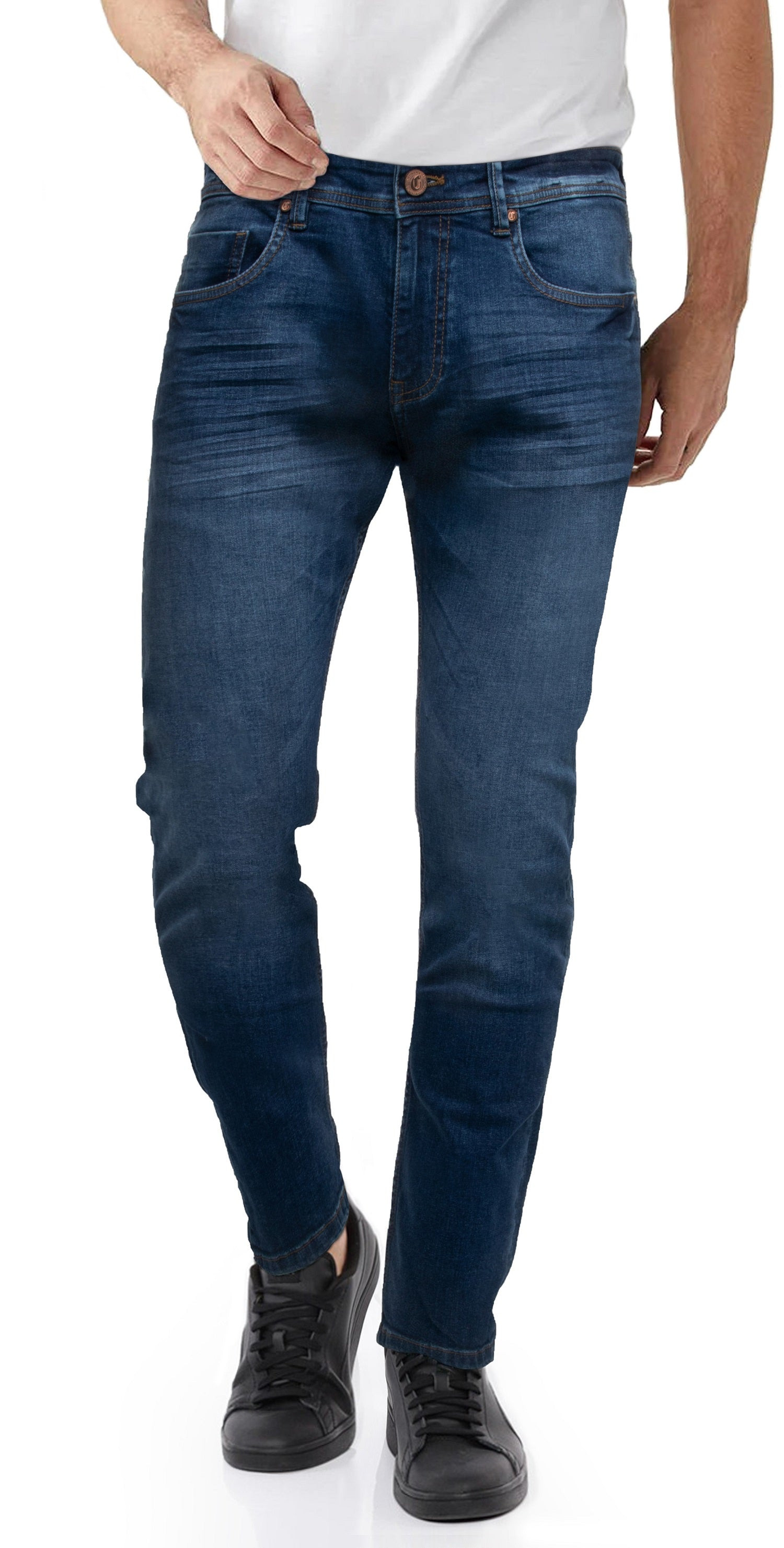 CULTURA AZURE Slim Fit Stretch Jeans for Men