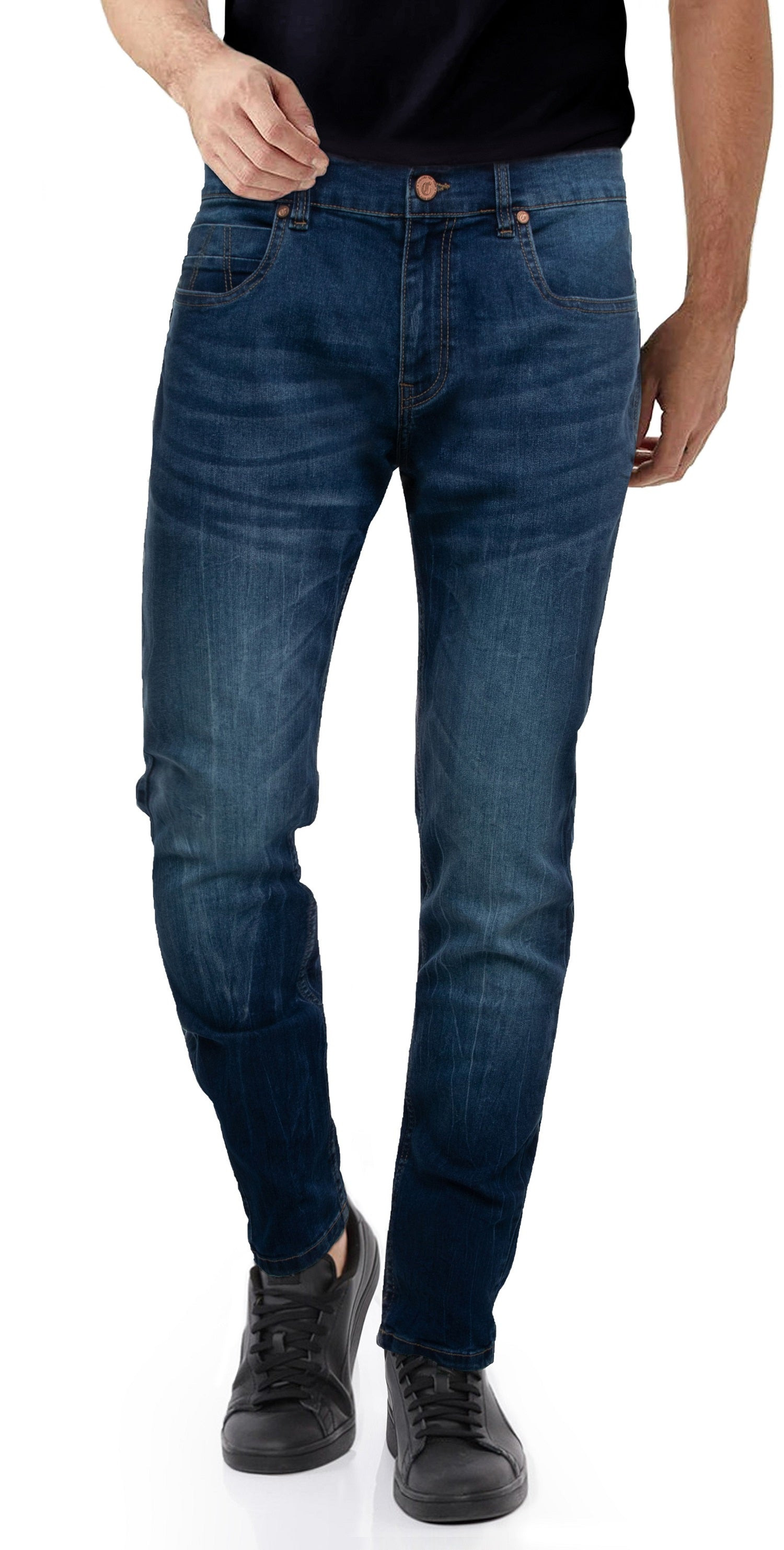 CULTURA AZURE Slim Fit Stretch Jeans for Men