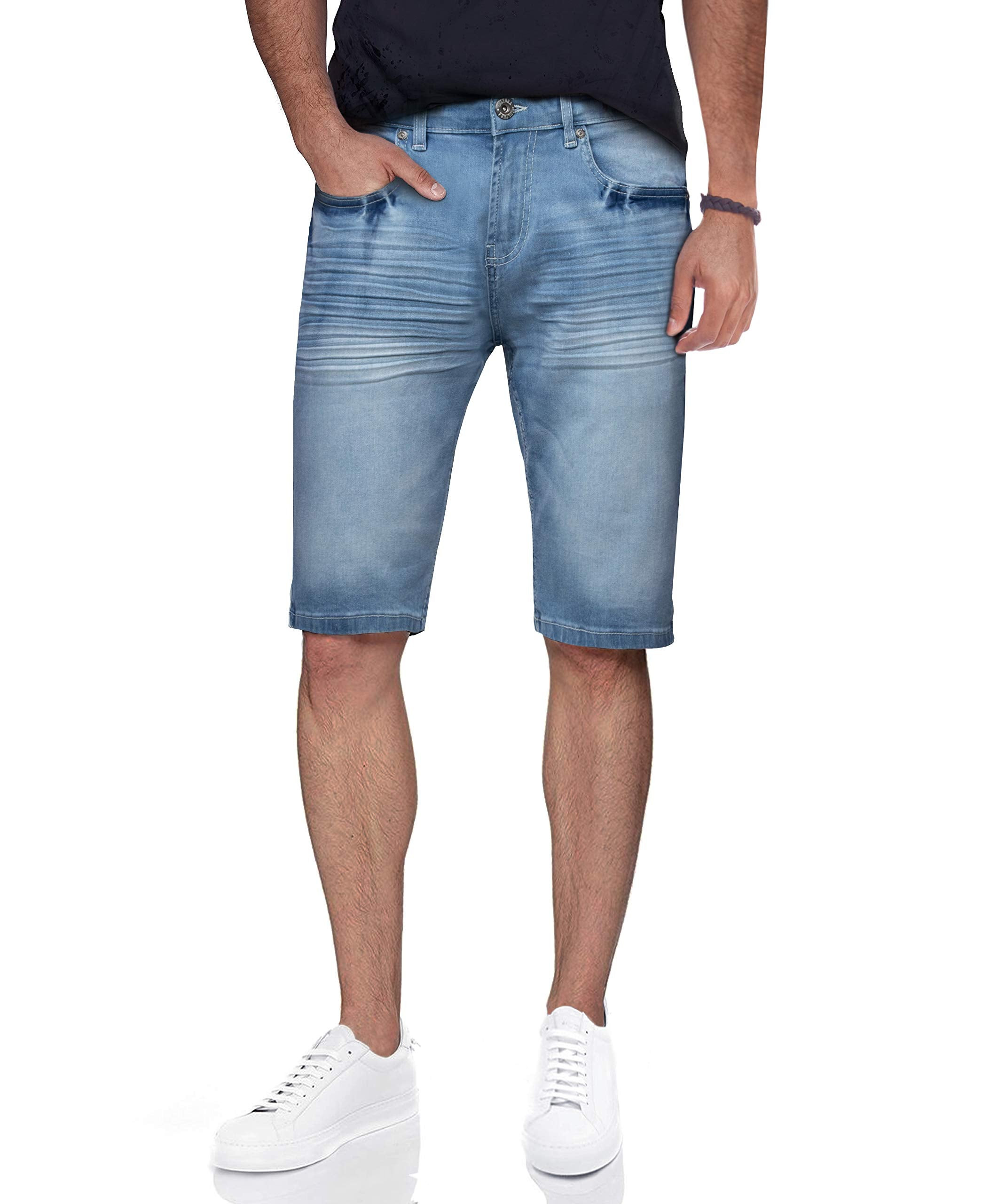 CULTURA Men's Stretch Denim Shorts