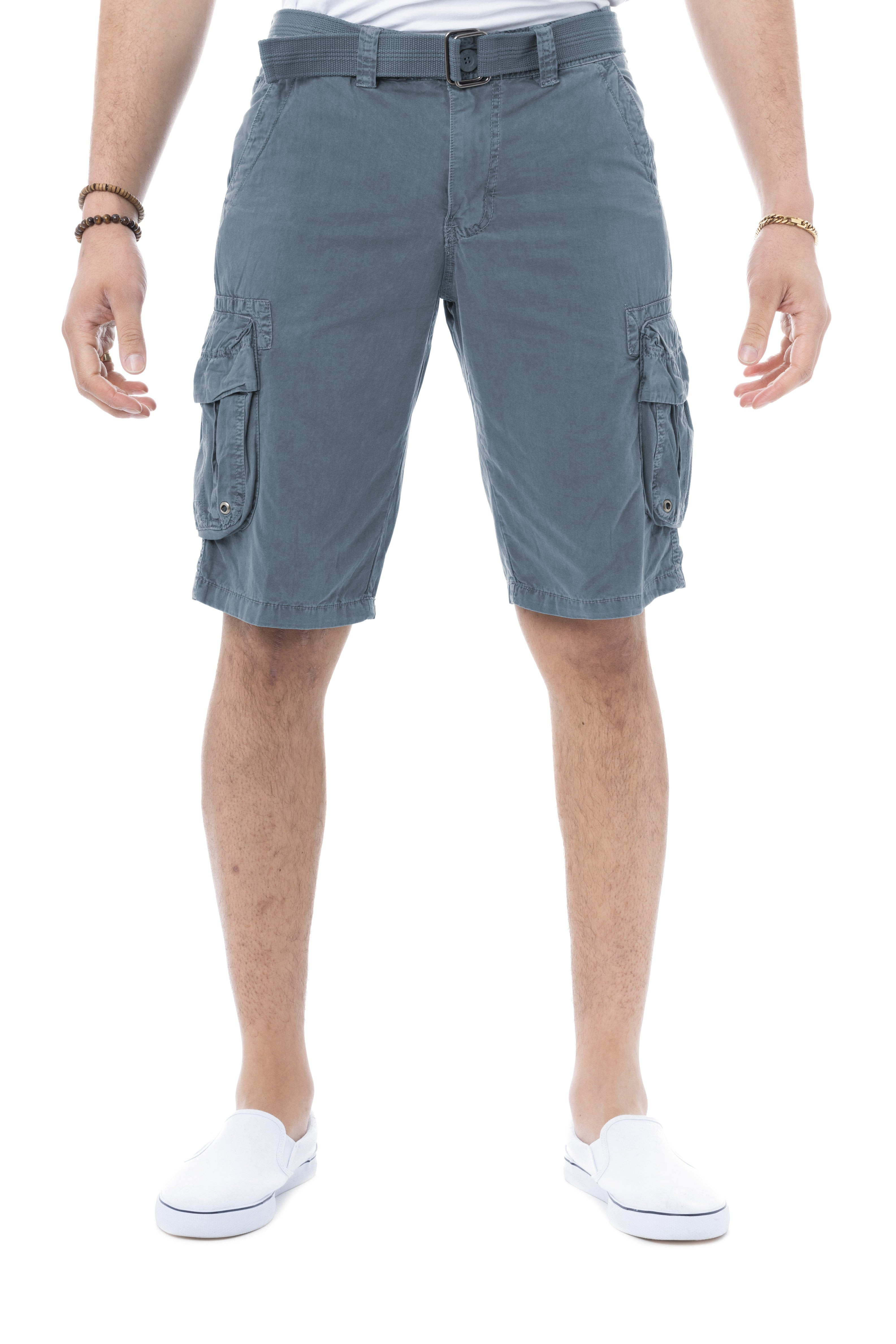 RAW X Men's Belted 12.5" Inseam Cargo Shorts