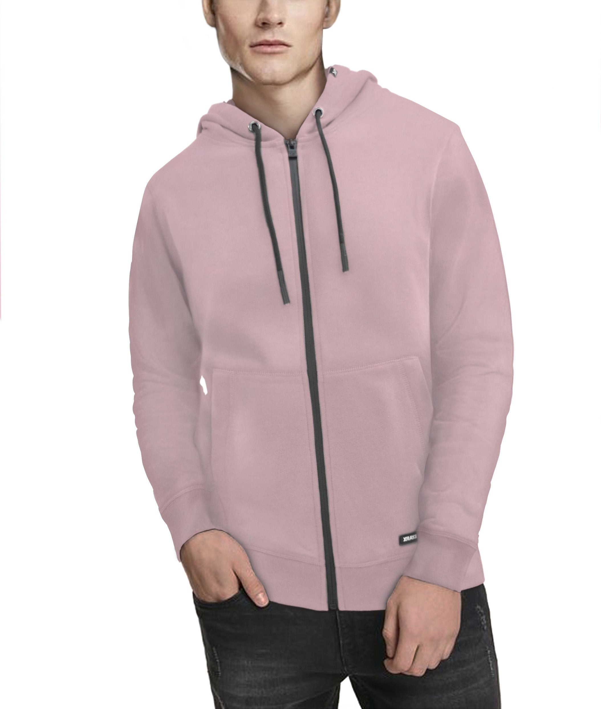 X RAY Fleece Active Classic Zip Up Hoodie