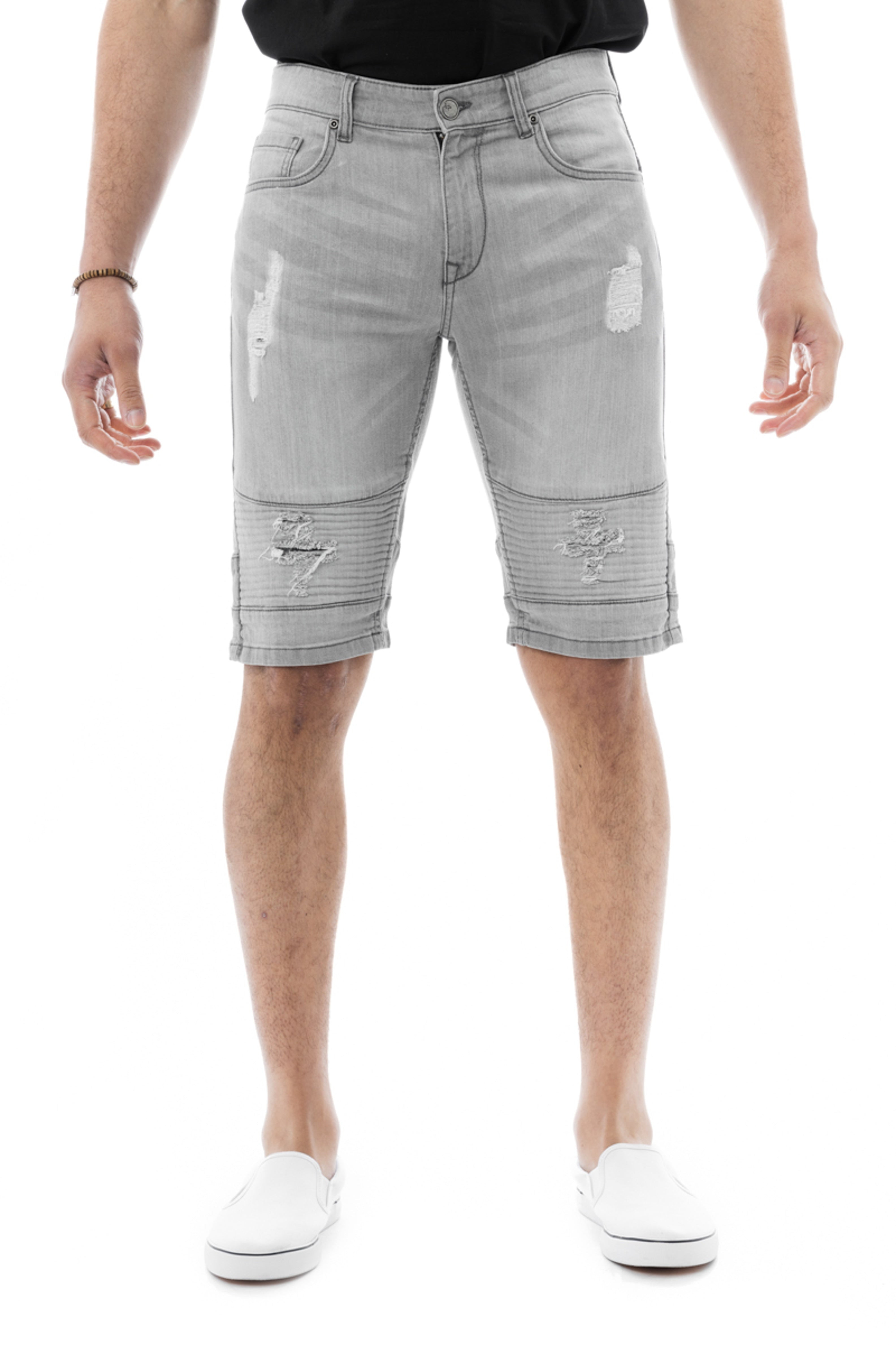 X RAY Men's 12.5" Slim Fit Stretch Denim Jean Shorts