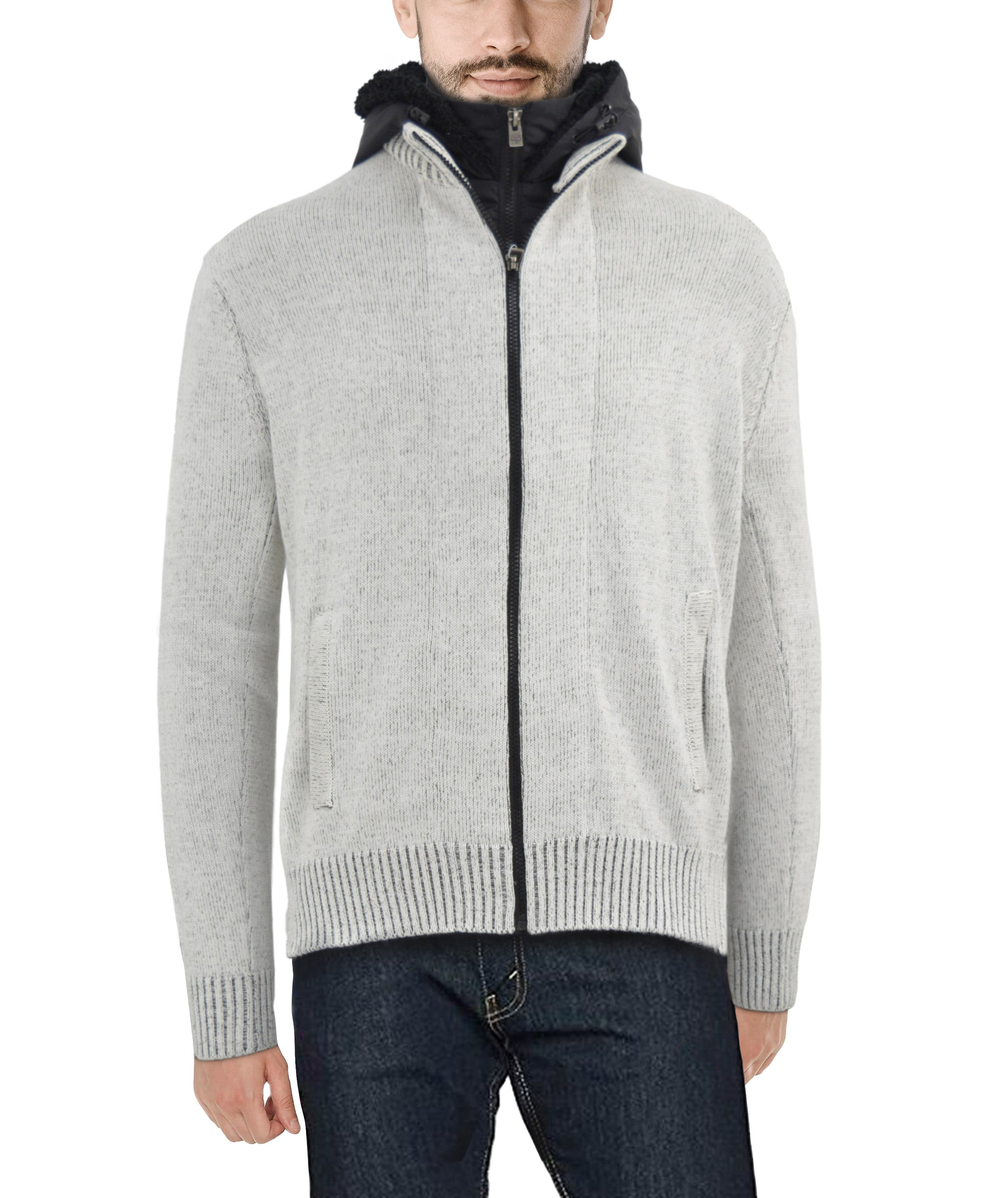 X RAY Knitted Full Zip Cardigan Sweater