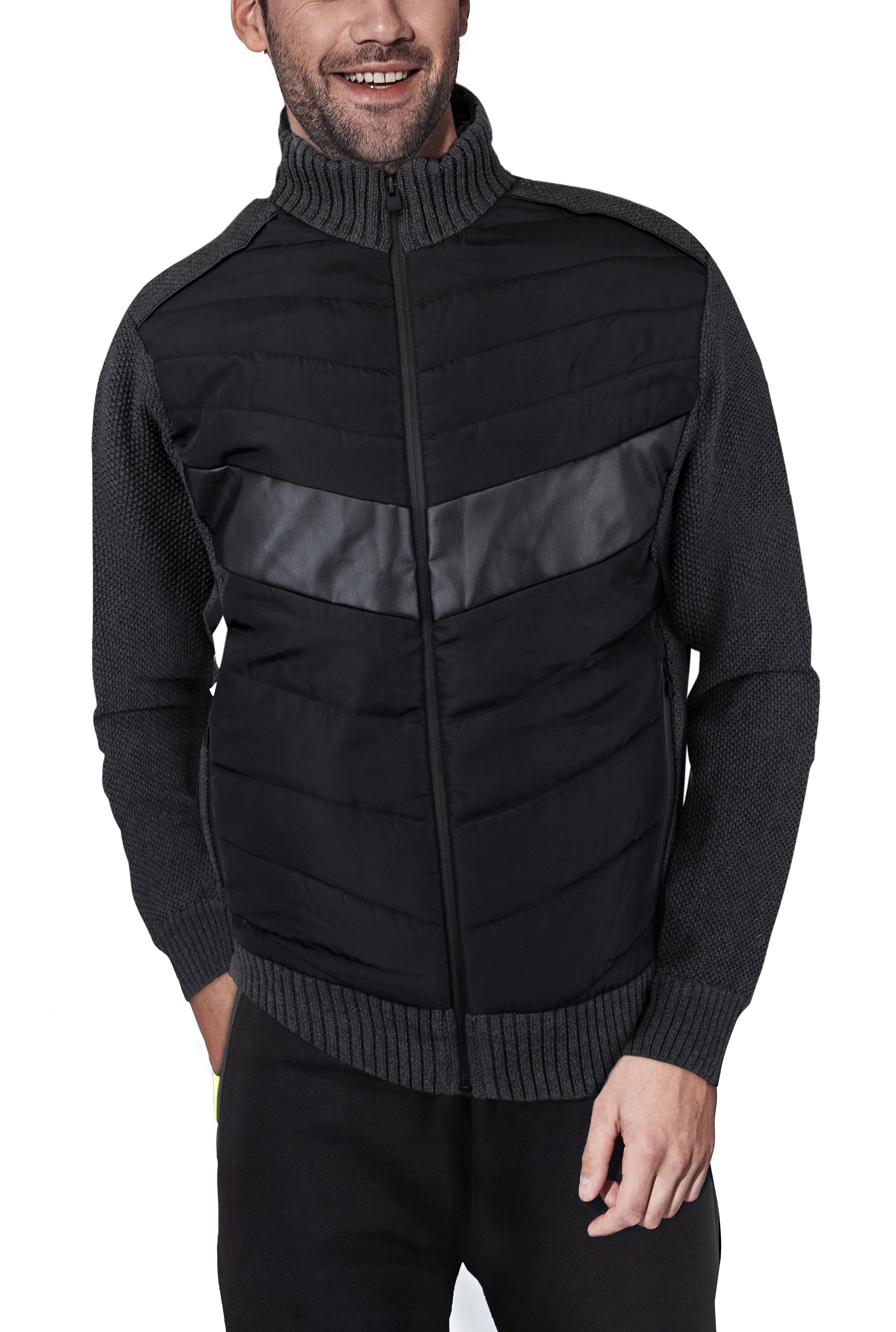 X RAY Lightly Insulated Full-Zip Sweater Jacket