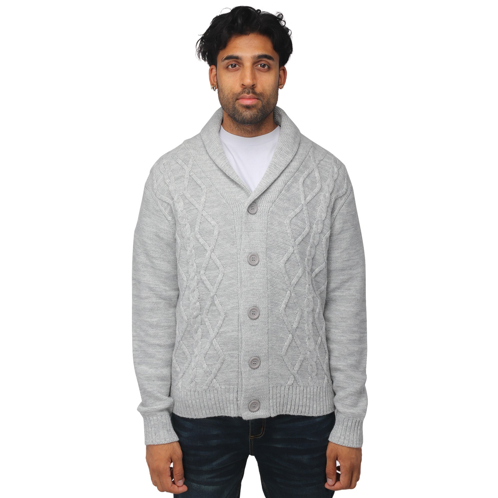 X RAY Men's Button Down Cardigan Sweater