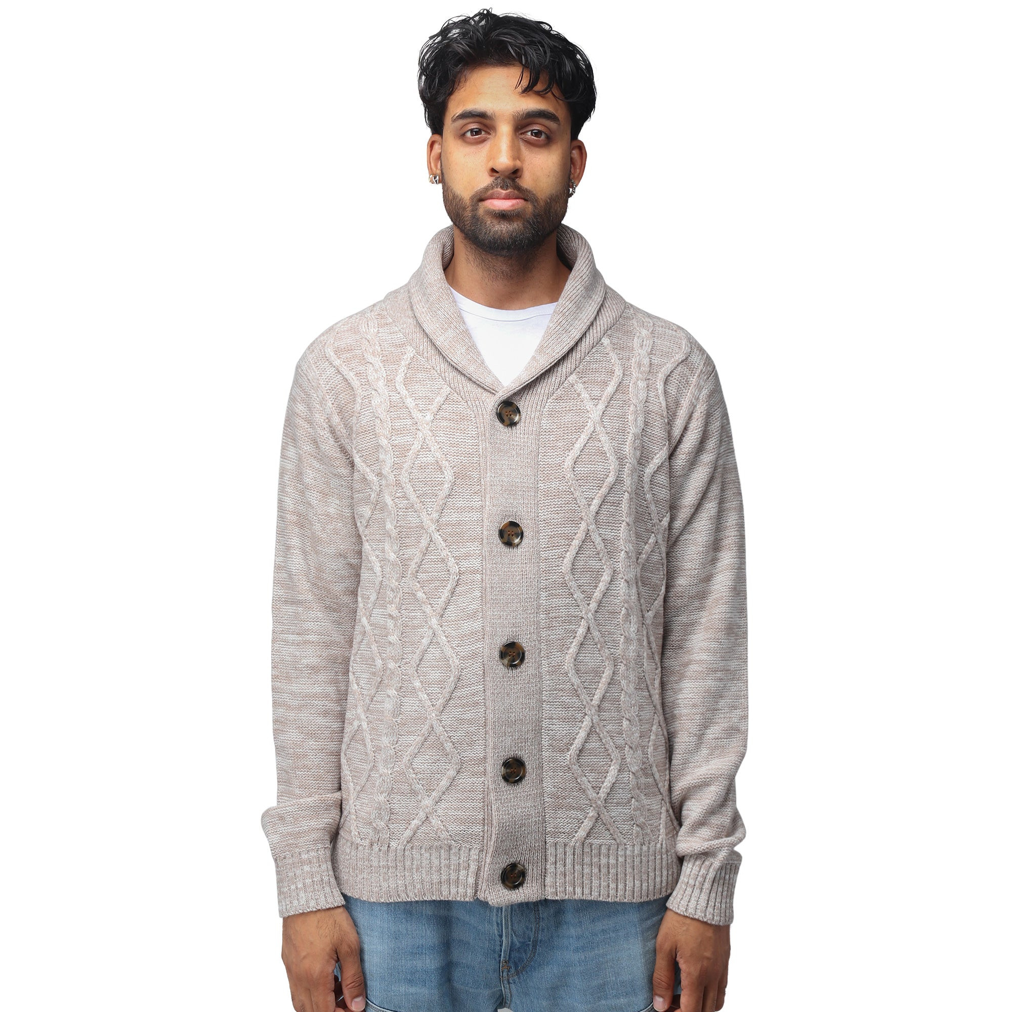 X RAY Men's Button Down Cardigan Sweater