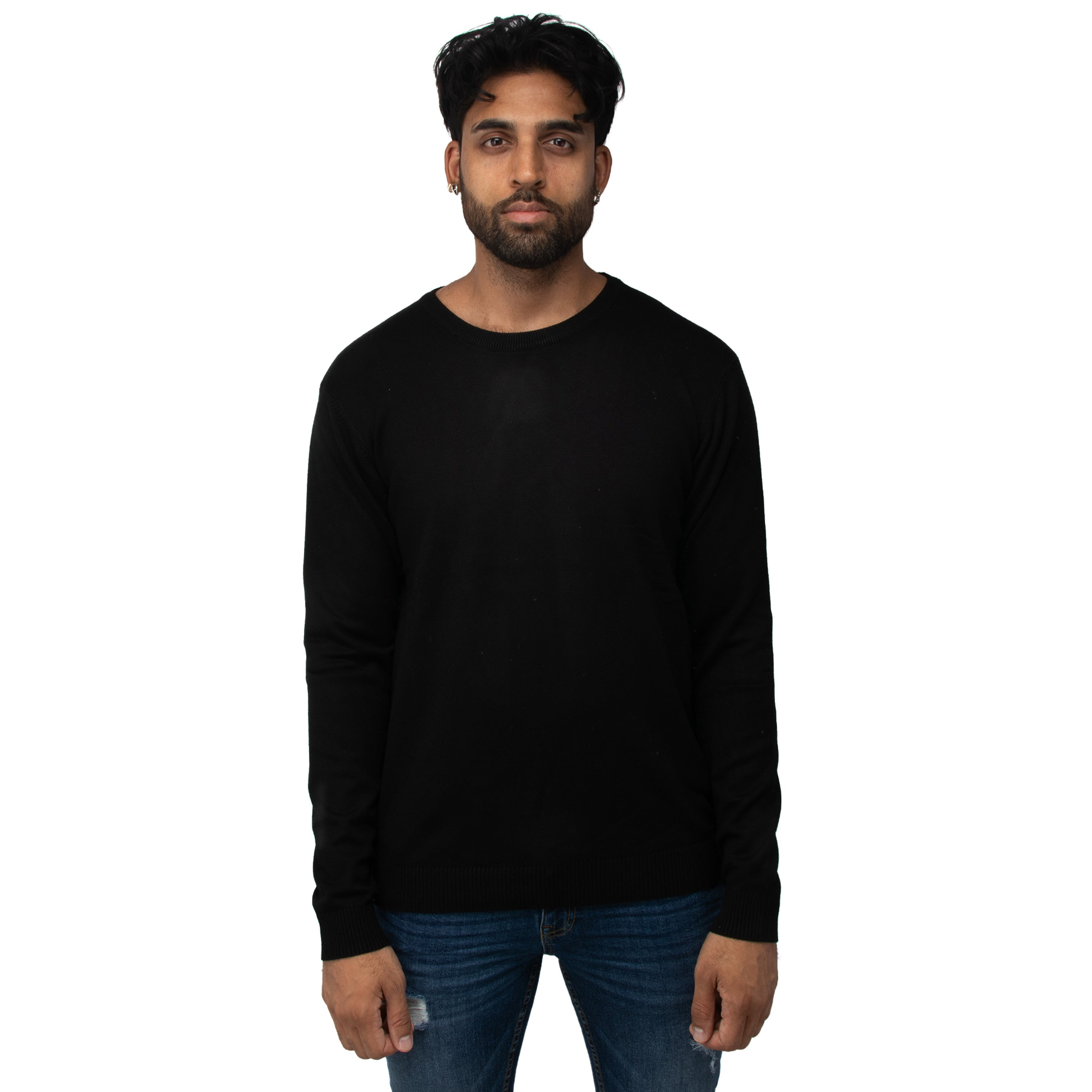 X RAY Classic Crewneck Sweater Black