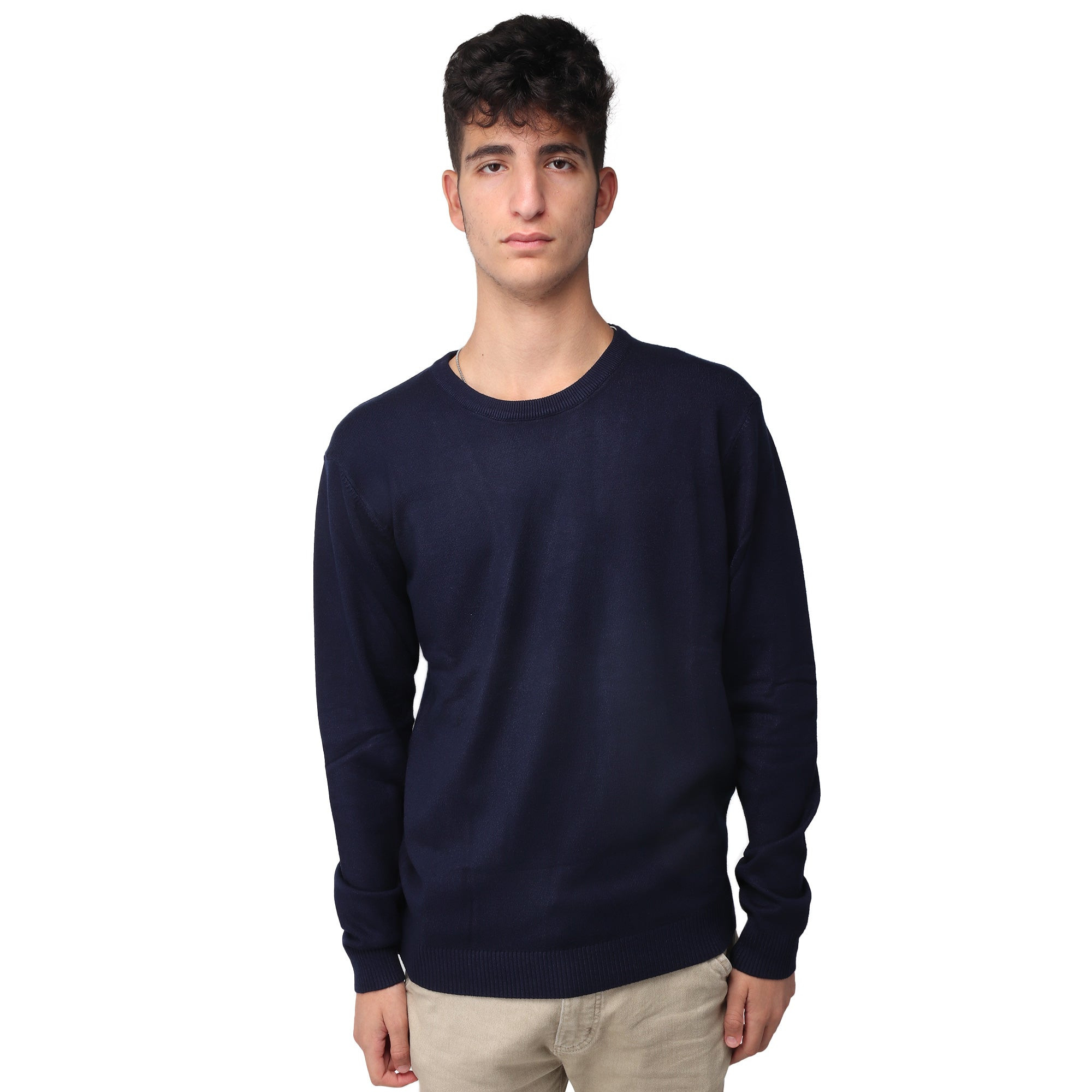 X RAY Classic Crewneck Sweater Navy